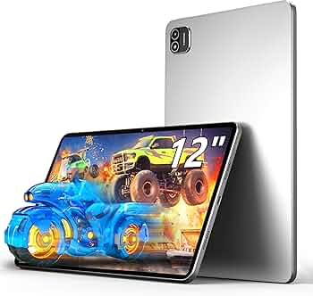 Amazon.co.jp: 【Android タブレット 12インチ 銀色】Azeyou AI搭載